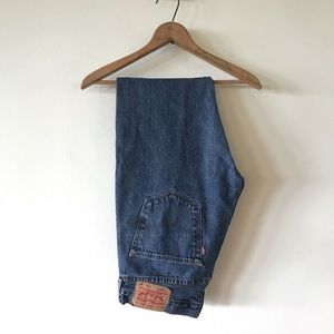 Vintage Levi’s 501 Dark Wash Denim Jeans 👖33 x 30